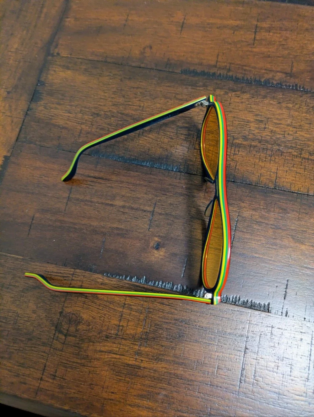 Vintage Bausch & Lomb Ray-Ban USA Vagabond Ambermatic Sunglasses